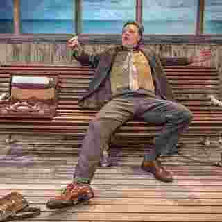 Lunch and The Bow of Ulysses, Trafalgar Studios (photo: Marc Brenner)